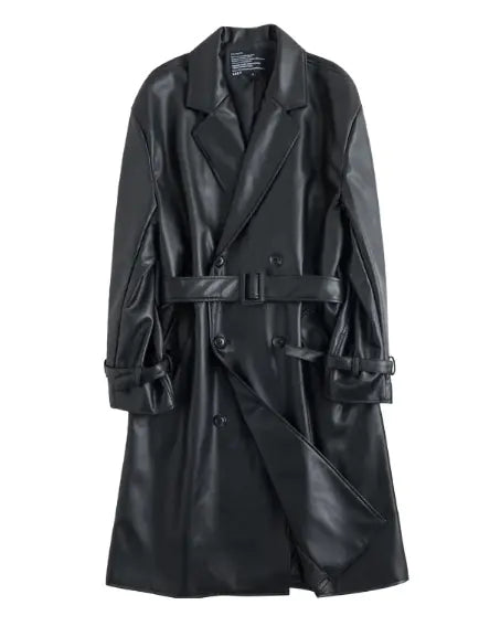 Leather Men's Coat