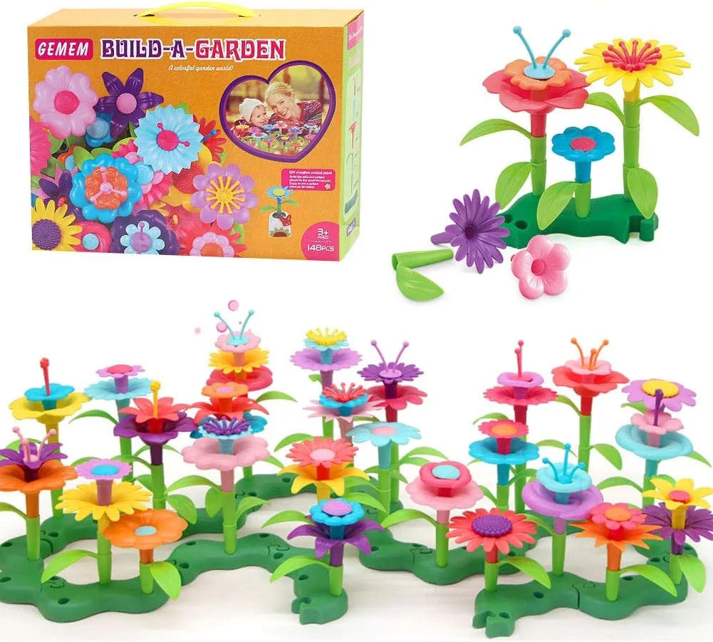 Flower Garden Building Set Gift Toy (46 Pieces)