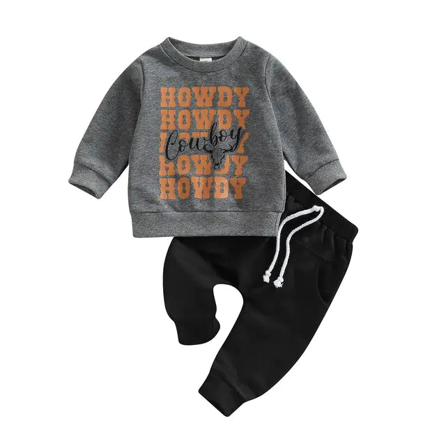 Kids Long Sleeve Sweatshirt with pant