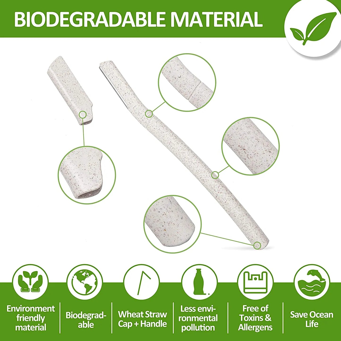 Biodegradable Eyebrow Razor For Women