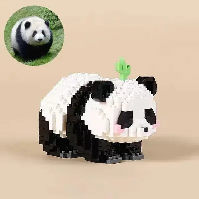 Cute Panda Series Building Block Toys