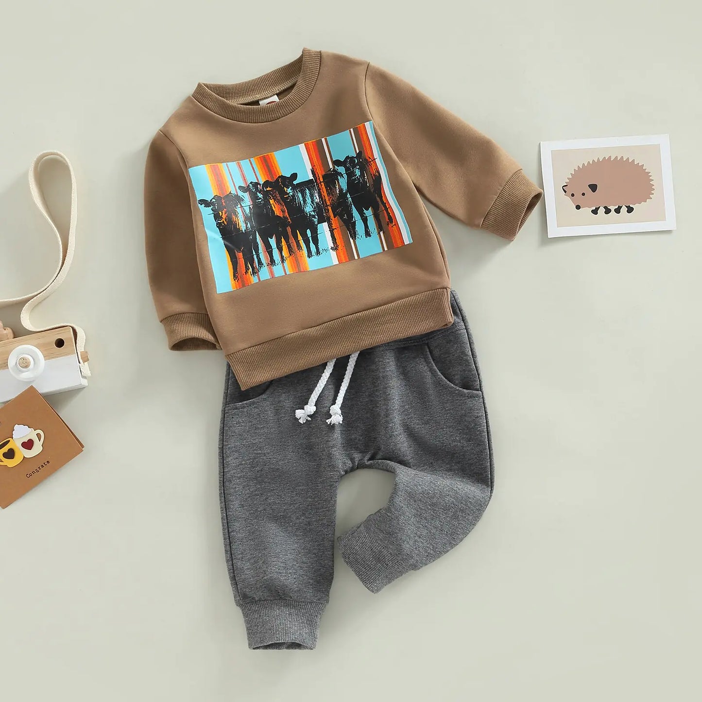 Kids Long Sleeve Sweatshirt with pant