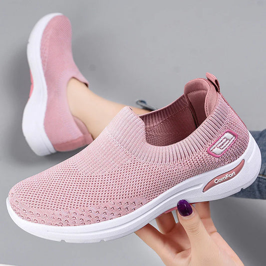 Breathable Slip-On Walking Shoes for Women