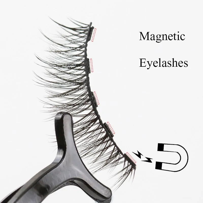 Magnetic Eyelashes False Lashes +Tools