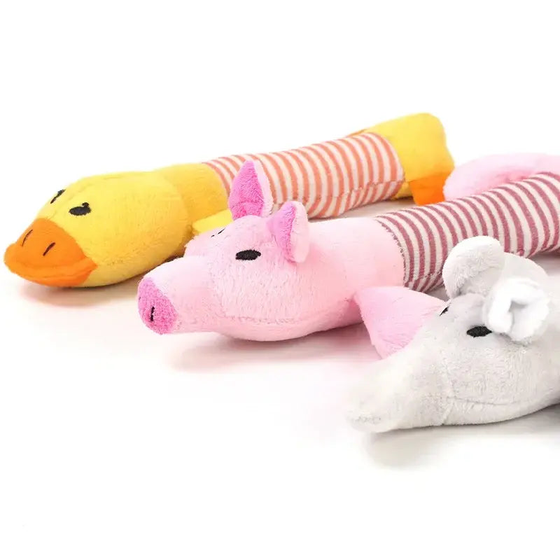 Squeak Plush Toy for Pets - chew/tear-resistant material