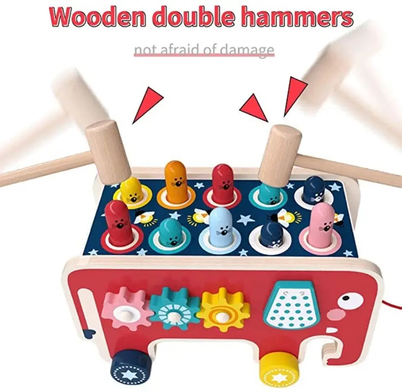 Wooden Hammer educational Toys For Kids