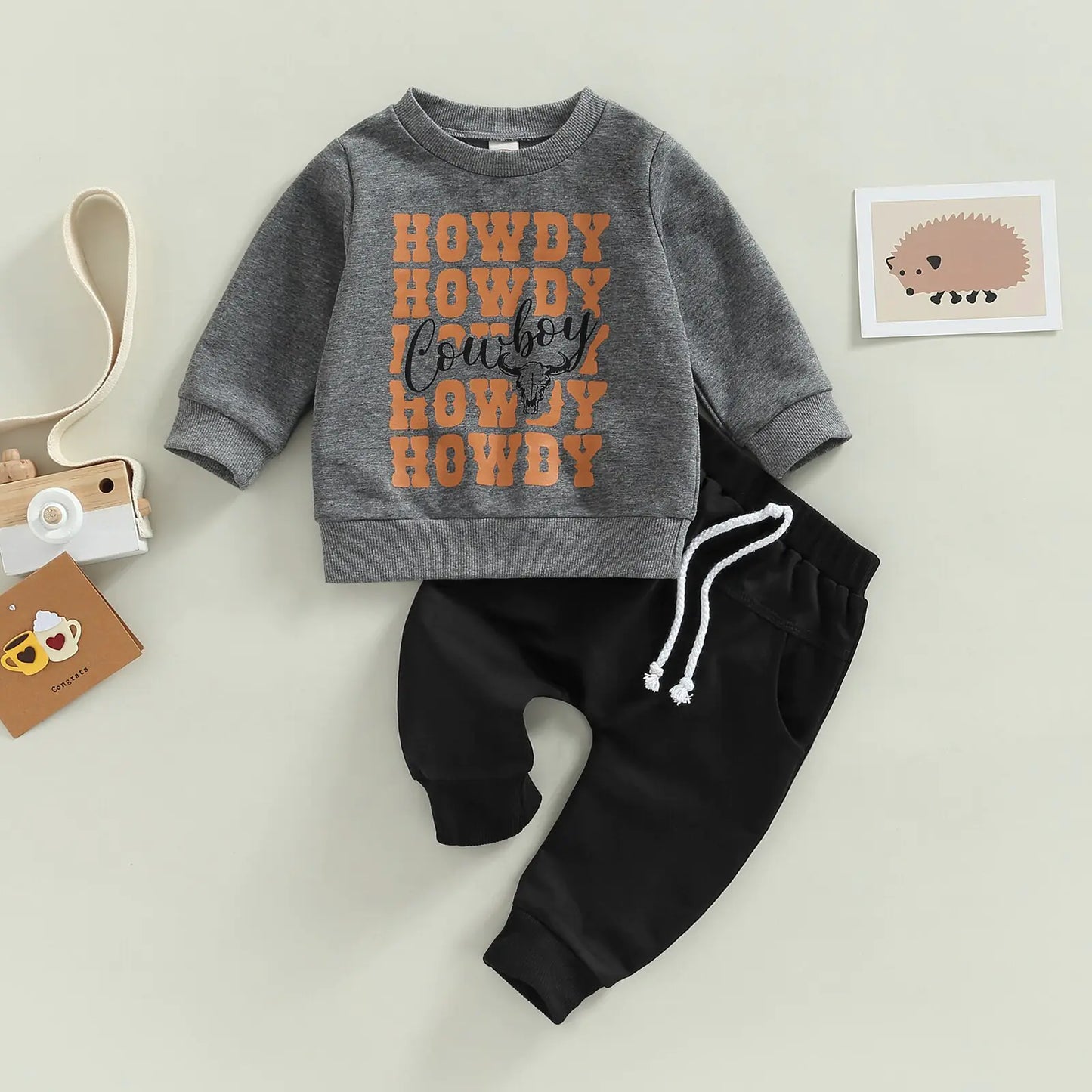 Kids Long Sleeve Sweatshirt with pant