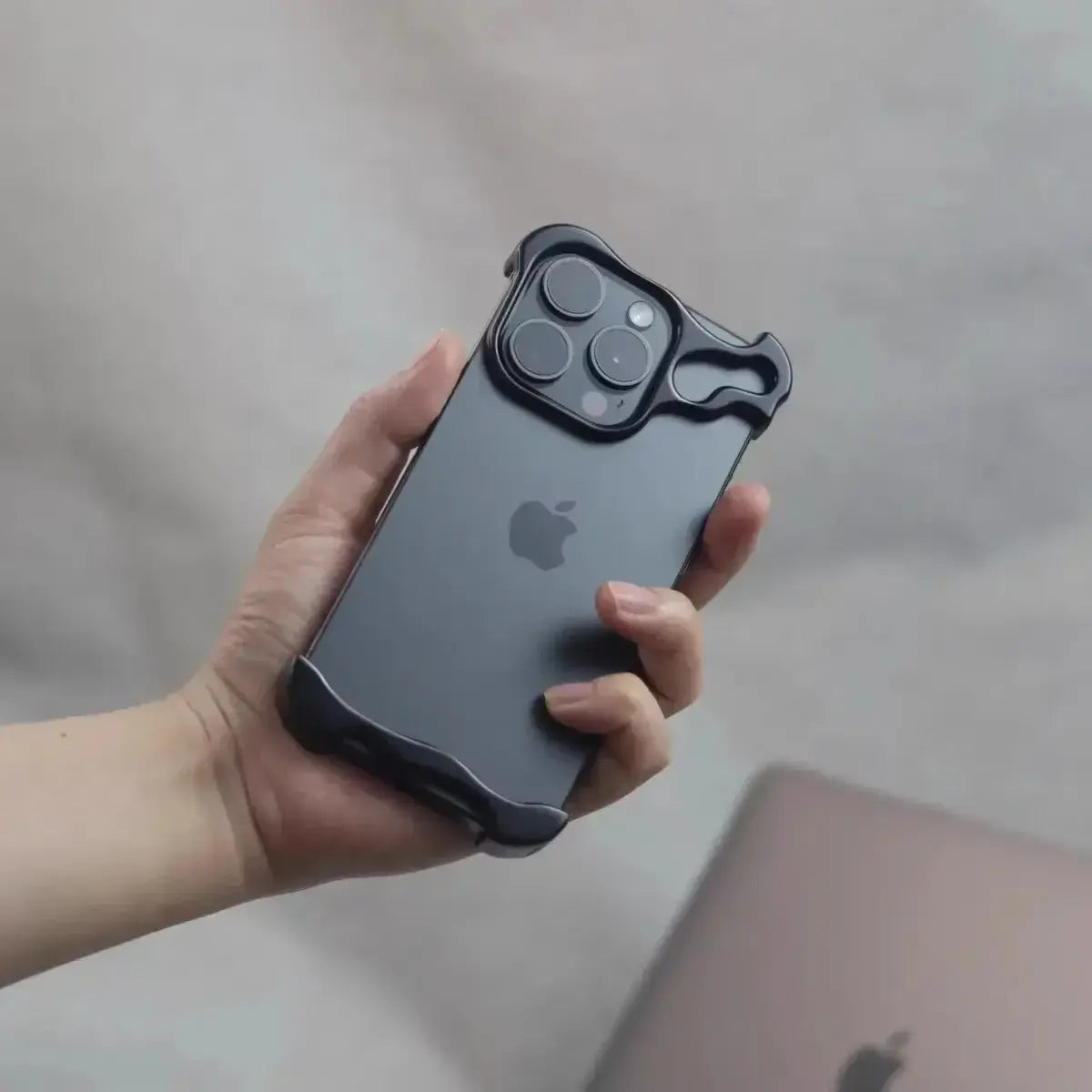 Luxury Irregular Aluminum Alloy Bumper Apple Case