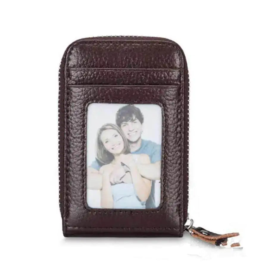 Men's Compact Wallet BG124 with RFID-blocking technology