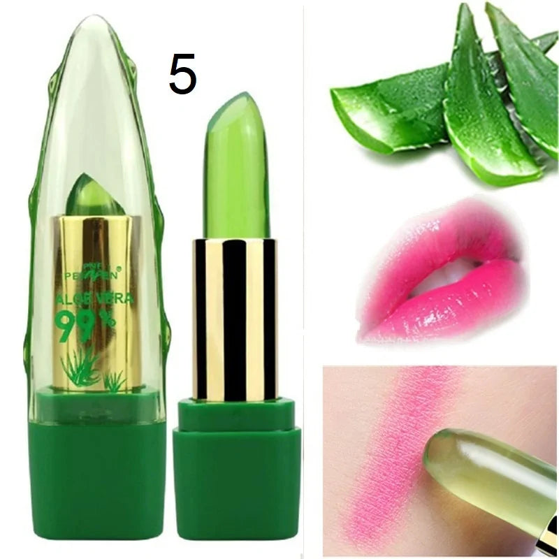 Natural Aloe Vera Temperature Color-Changing Lip Balm