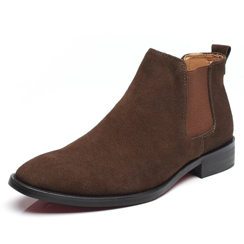 Men's Suede Chelsea Boots