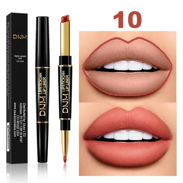 Double Ended Matte Lipstick Long Lasting Wateproof Lipsticks