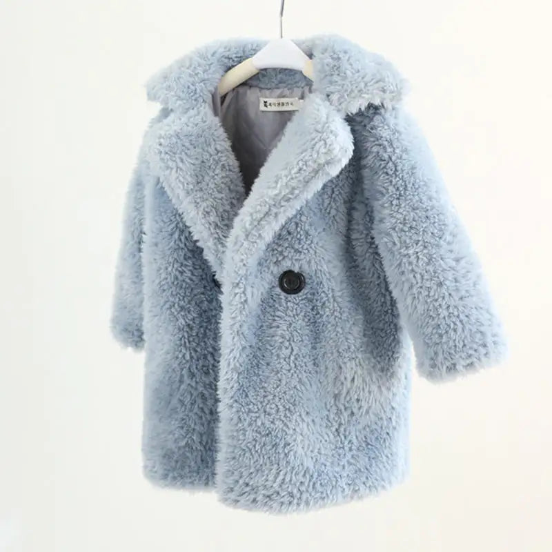 Kids Fur Coat In Autumn And Winter Coat