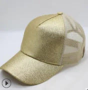 Glitter Ponytail Baseball Cap