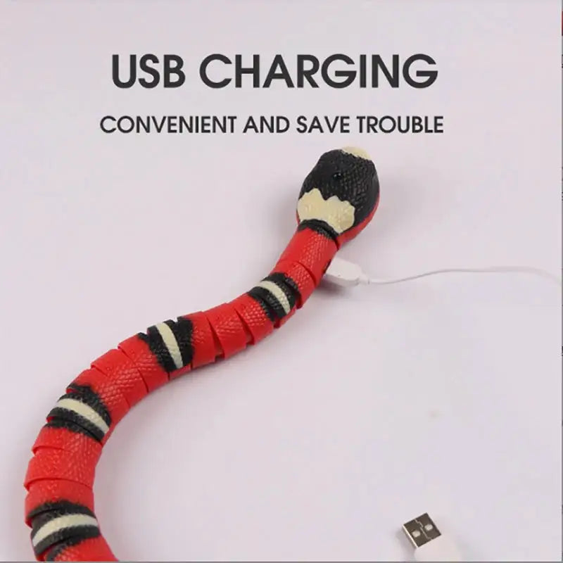 Smart Sensing Interactive Pet Snake Toy