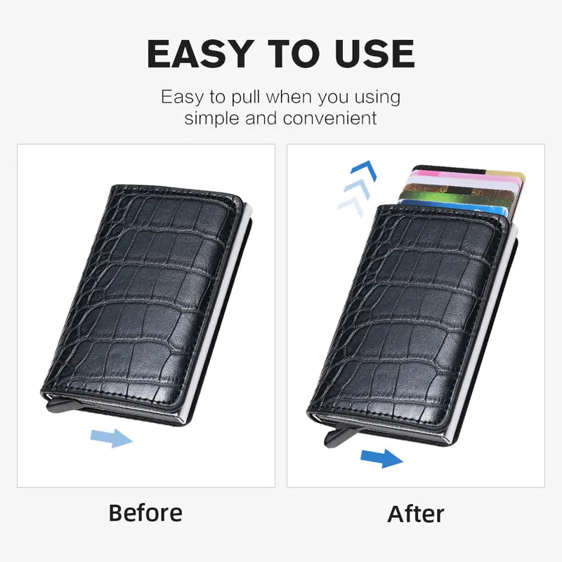 Smart Wallet Rfid Safe Anti-theft Holder