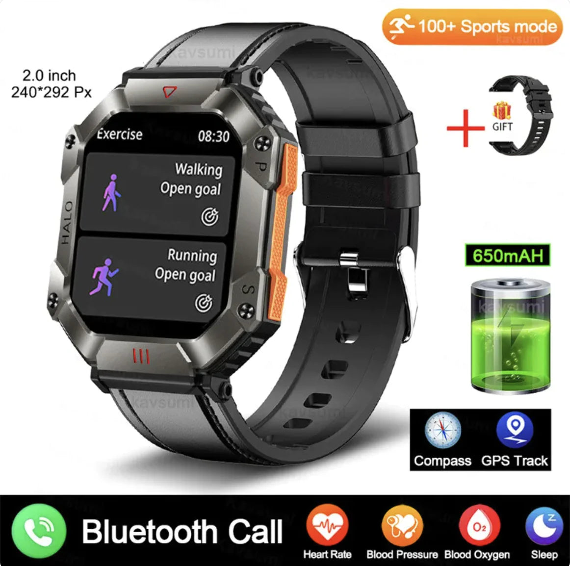 New Android GPS Fitness Smartwatch for Women