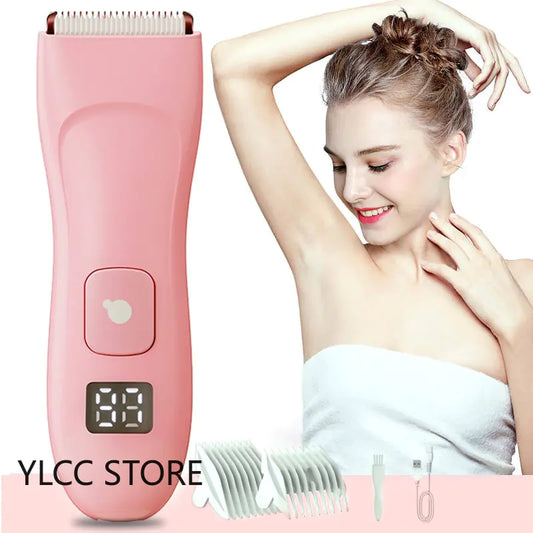 Waterproof Electric Bikini Trimmer for Women