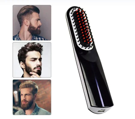 3 IN 1 Cordless Quick Beard Straightener Styler Comb