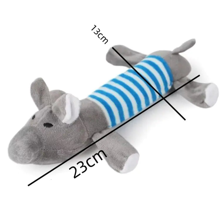 Squeak Plush Toy for Pets - chew/tear-resistant material