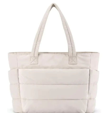 Large Zipper Cotton Handbag Large Zipper