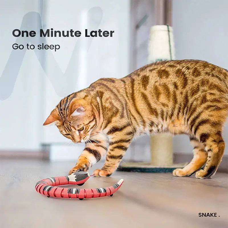 Smart Sensing Interactive Pet Snake Toy