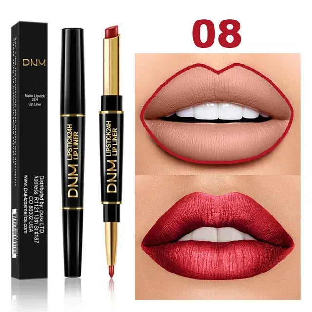 Double Ended Matte Lipstick Long Lasting Wateproof Lipsticks