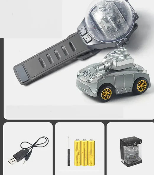 Alloy Watch Remote Control Car Boys Mini Tank