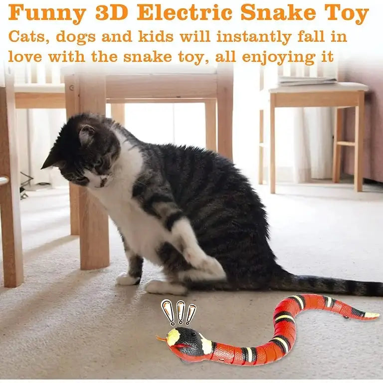 Smart Sensing Interactive Pet Snake Toy