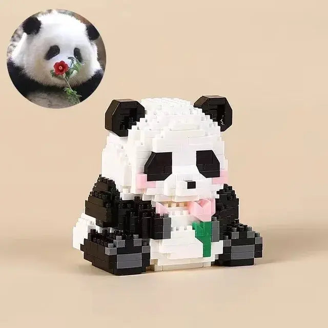 Cute Panda Series Building Block Toys