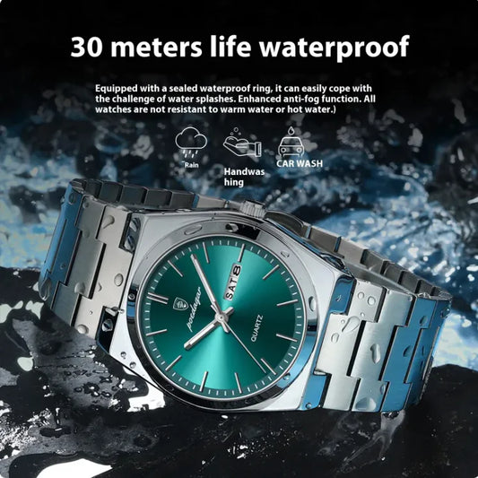 Men's Ultra-Thin Luminous Waterproof Quartz Watch