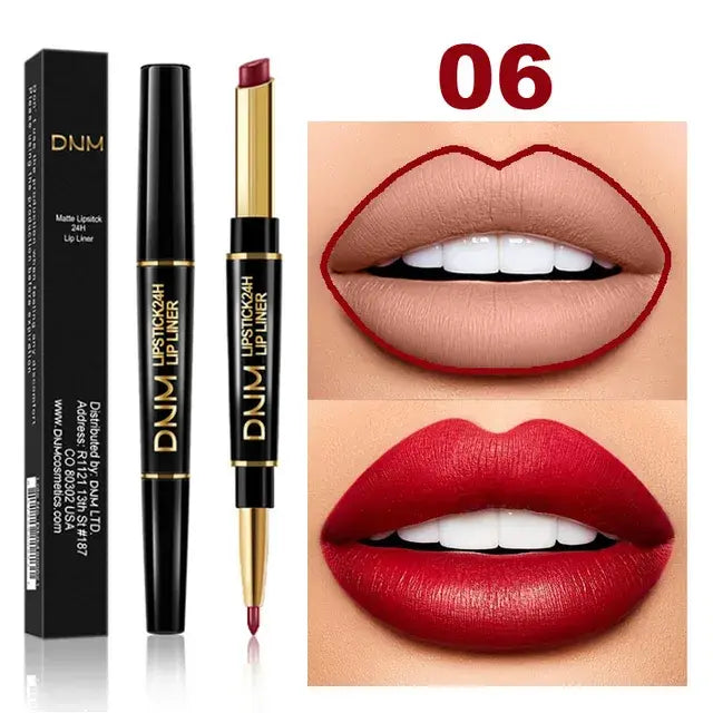 Double Ended Matte Lipstick Long Lasting Wateproof Lipsticks