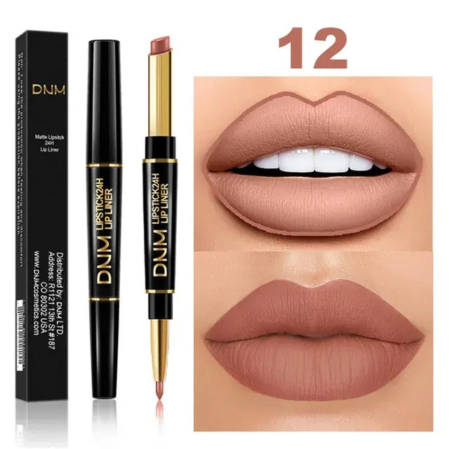 Double Ended Matte Lipstick Long Lasting Wateproof Lipsticks