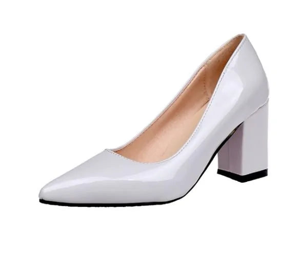 Mid Heel Pointed Toe Shoes