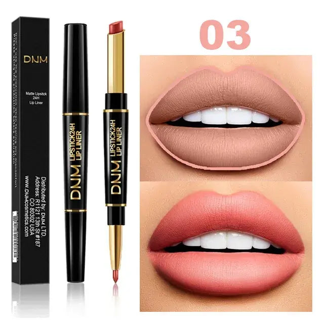 Double Ended Matte Lipstick Long Lasting Wateproof Lipsticks