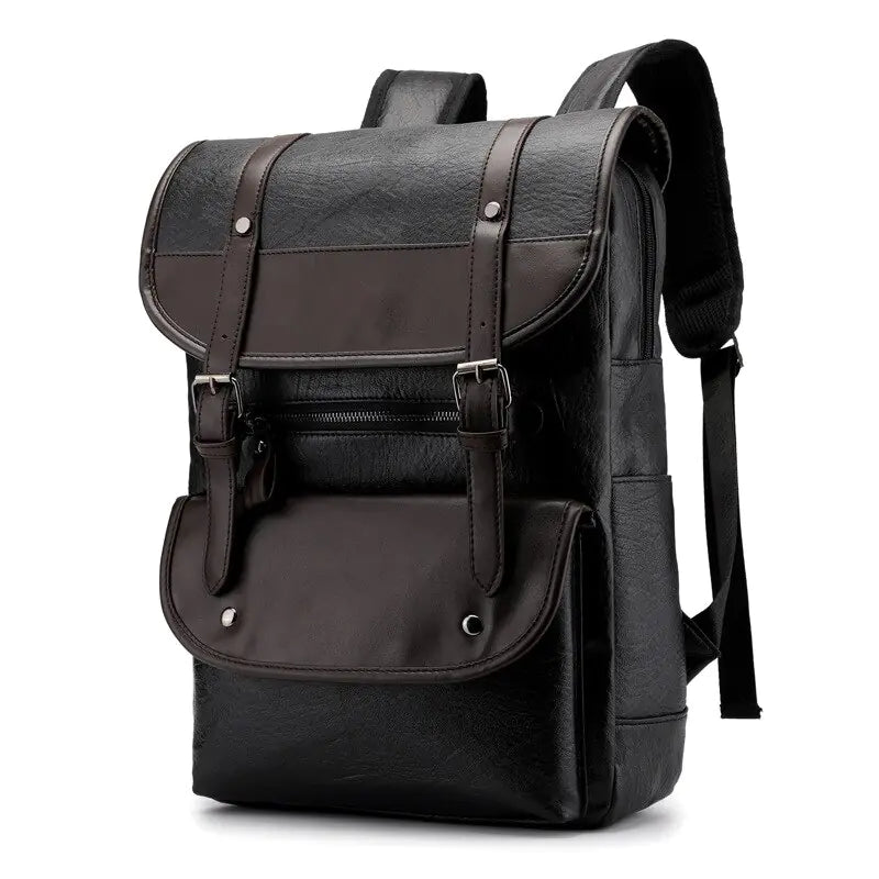 Men's Large Capacity Buckled Bag