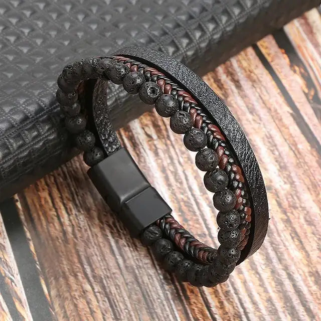 Men's Leather Bracelet