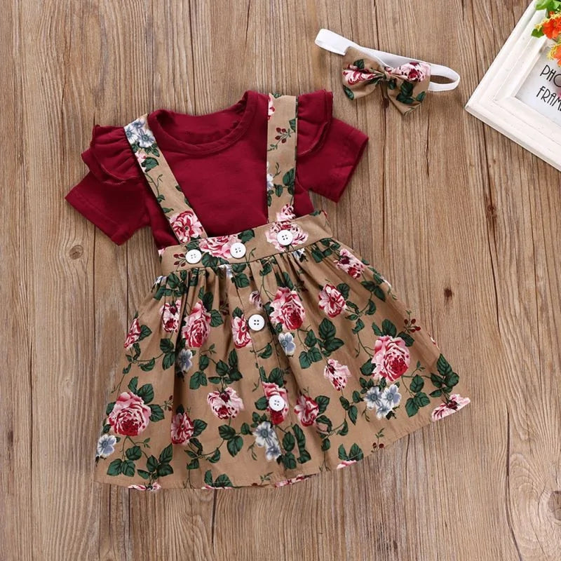 Baby Girl 3 piece Clothes Set