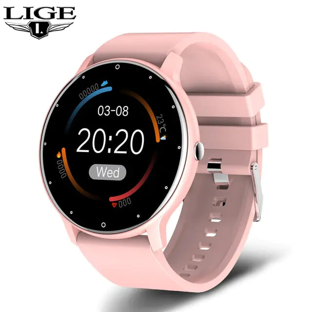 Full Touch Screen Sport Fitness Watch - Waterproof