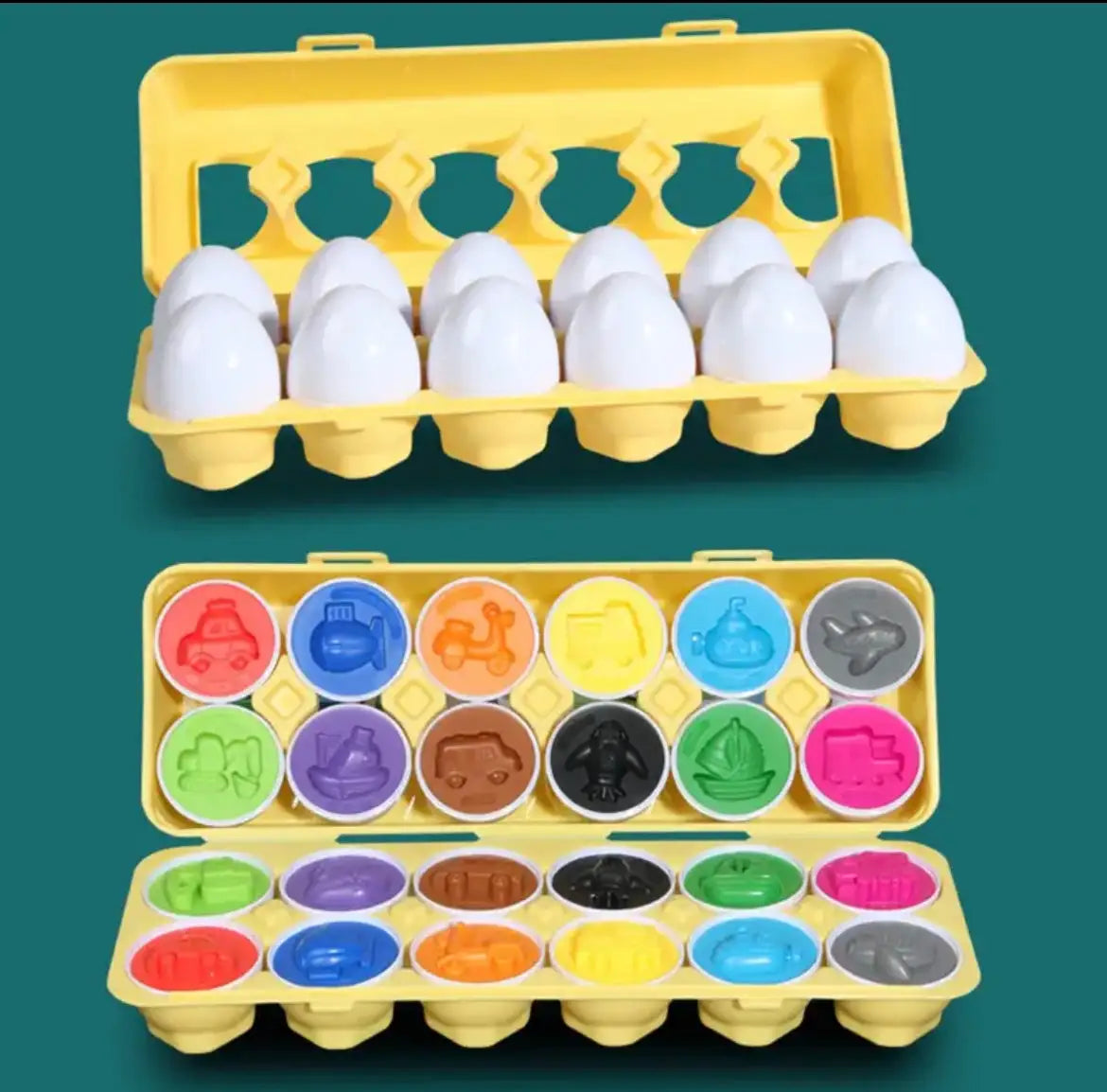 3D Egg Puzzles - Montessori Toy for Kids