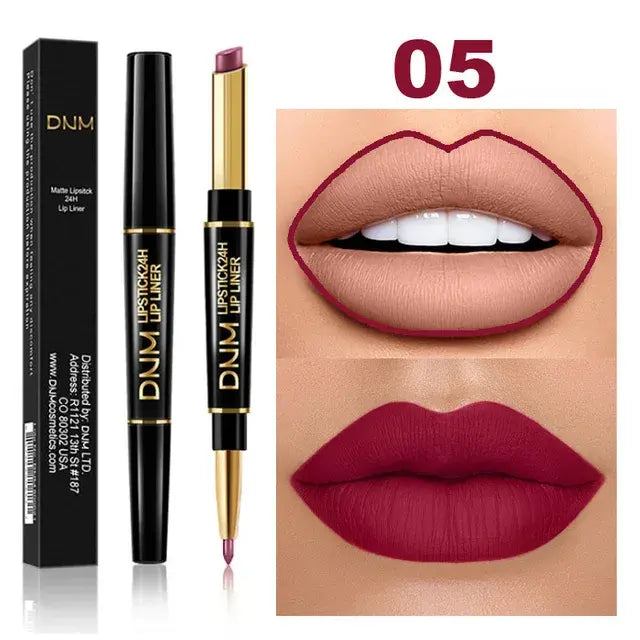 Double Ended Matte Lipstick Long Lasting Wateproof Lipsticks