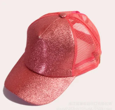 Glitter Ponytail Baseball Cap