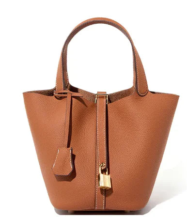 Basket Leather Handbag