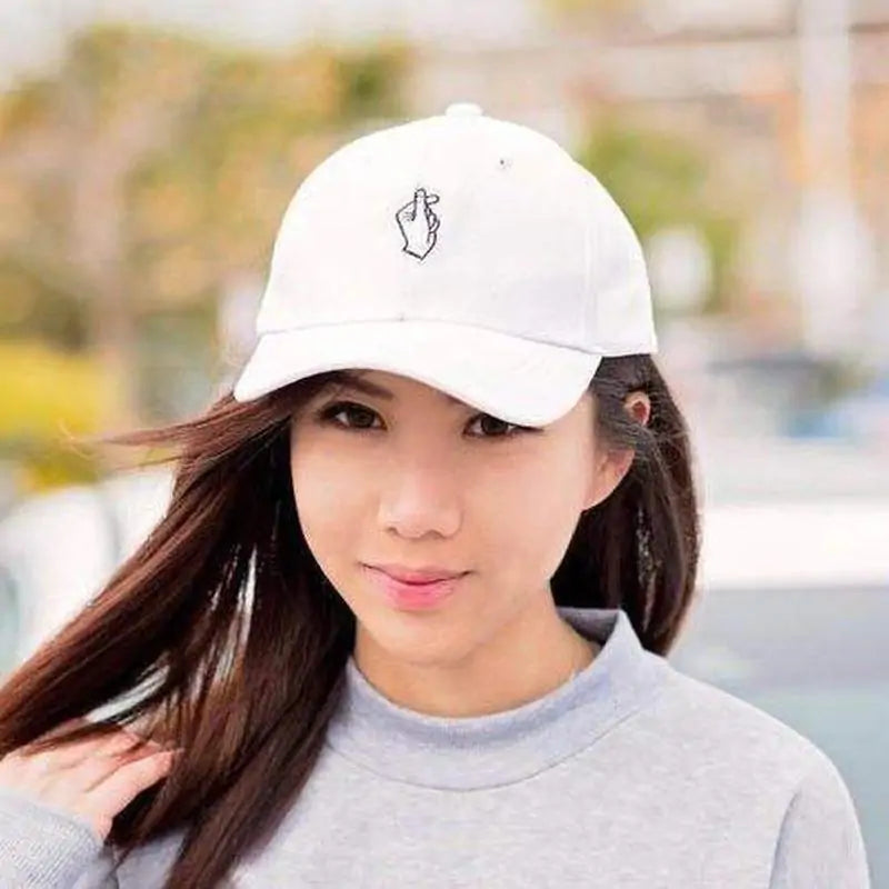 Korean Heart Sign Cap