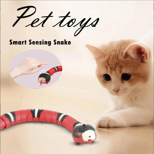 Smart Sensing Interactive Pet Snake Toy