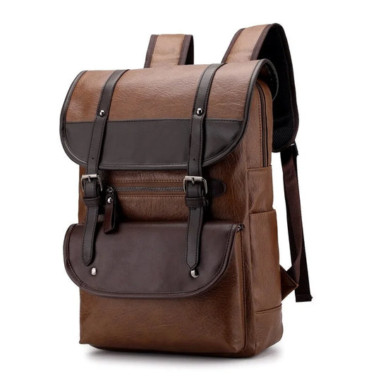 Men's Large Capacity Buckled Bag