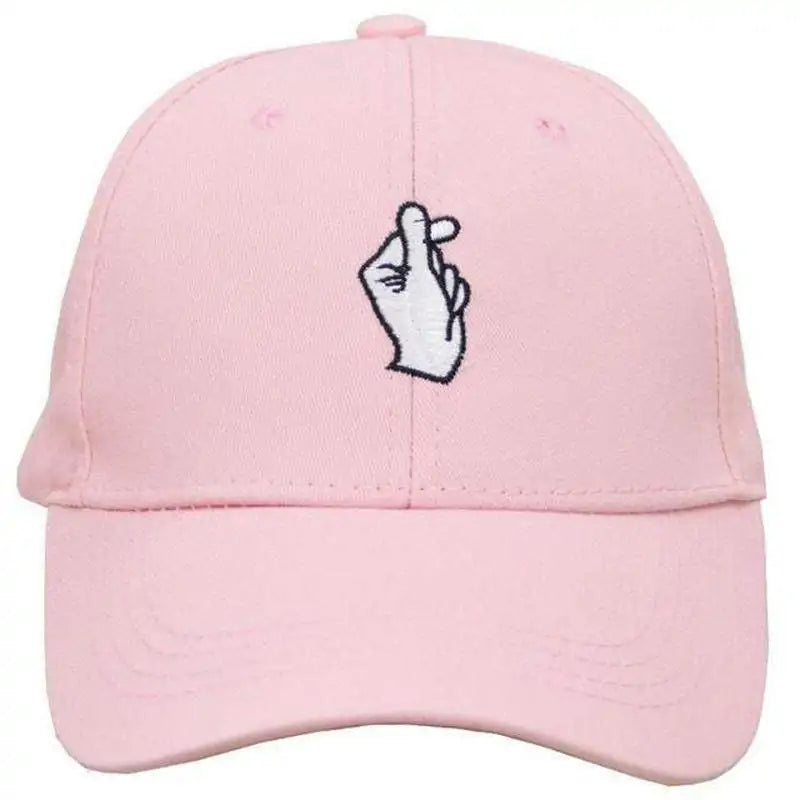 Korean Heart Sign Cap