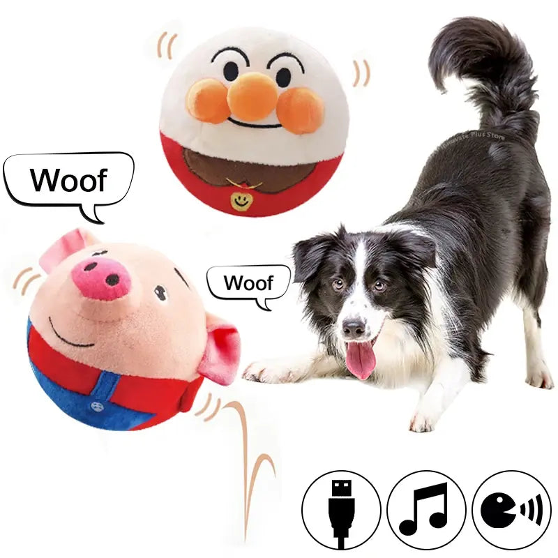 Plush Talking Ball Toys for Pets