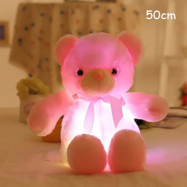 Big Light Up LED Teddy Bear Plush Toy - 50cm