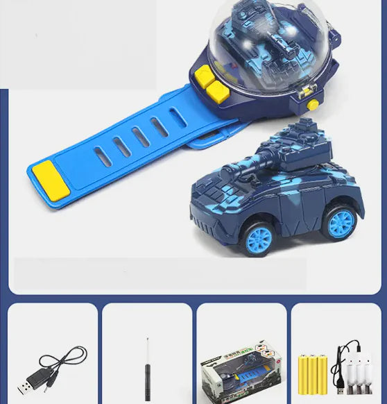 Alloy Watch Remote Control Car Boys Mini Tank